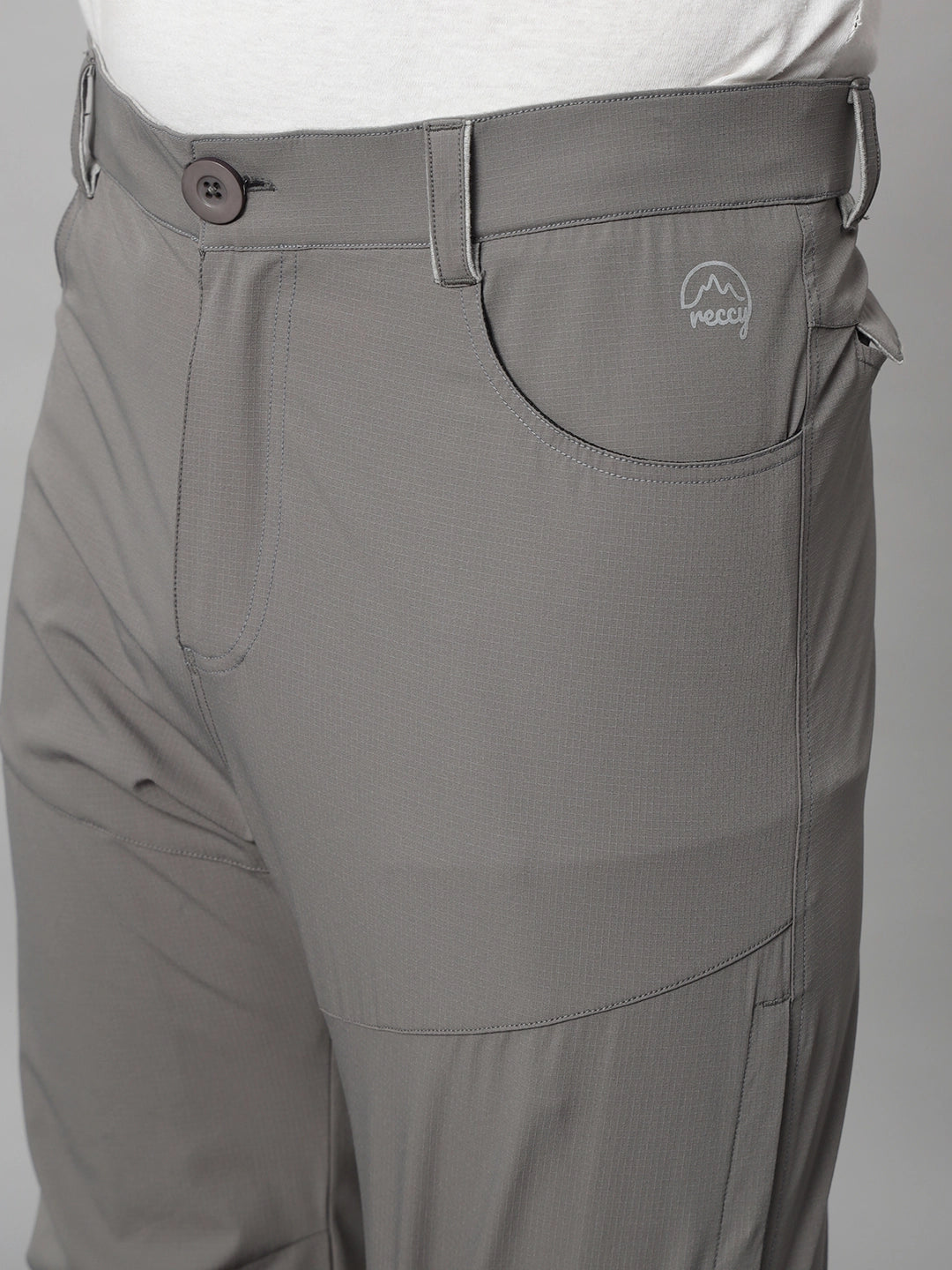 Grey Color Nomadic Pant Left Upper Pocket - Reccy