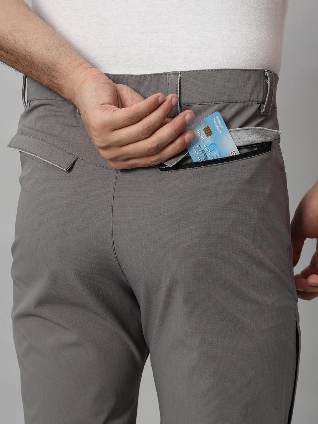 Grey Color Nomadic Pant Upper Pocket- Reccy