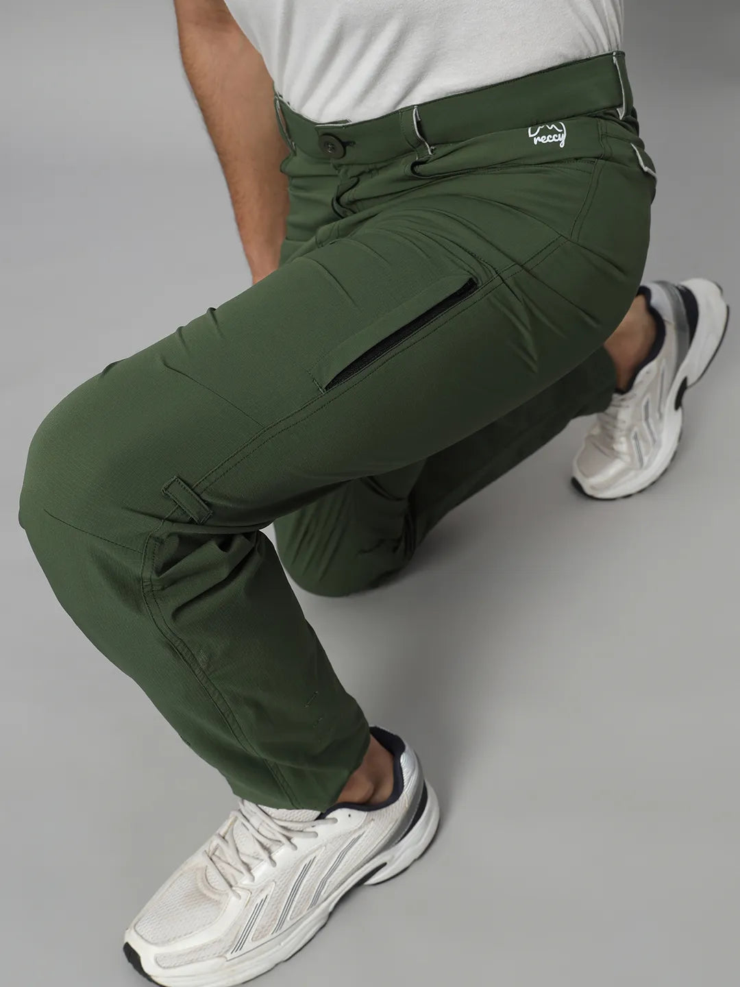 Green Color Nomadic Pant - Reccy