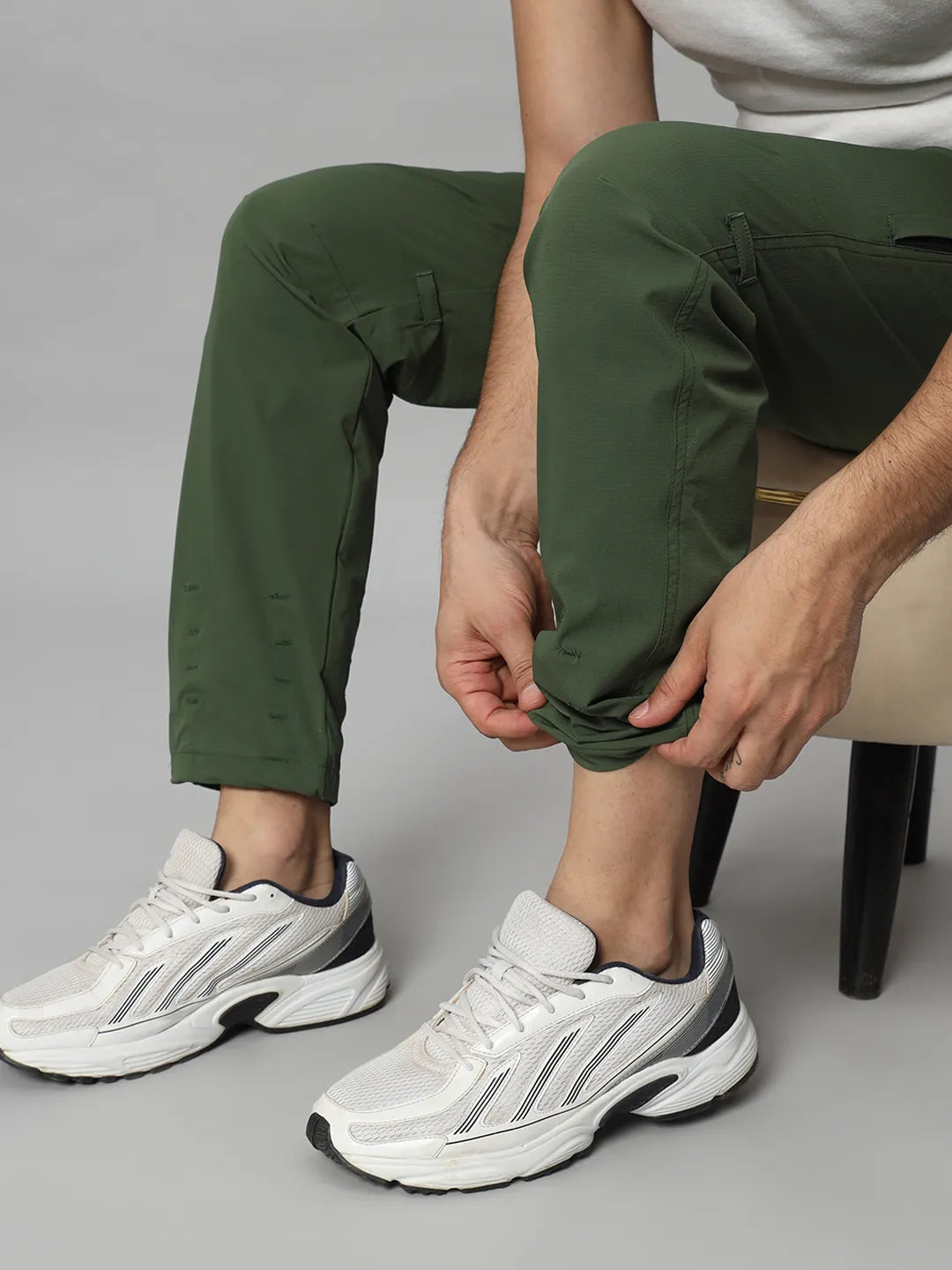 Green Color Nomadic Pant Left Leg Below Side- Reccy