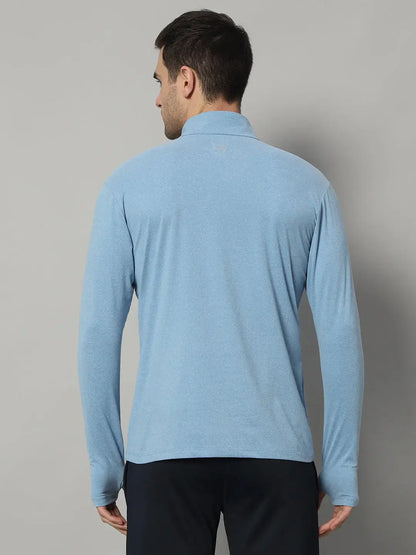 Men's Nomadic Full Sleeves T Shirt - Lichen Blue Reccy