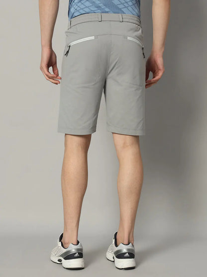 Back Side Image of Grey Color Shorts for Men