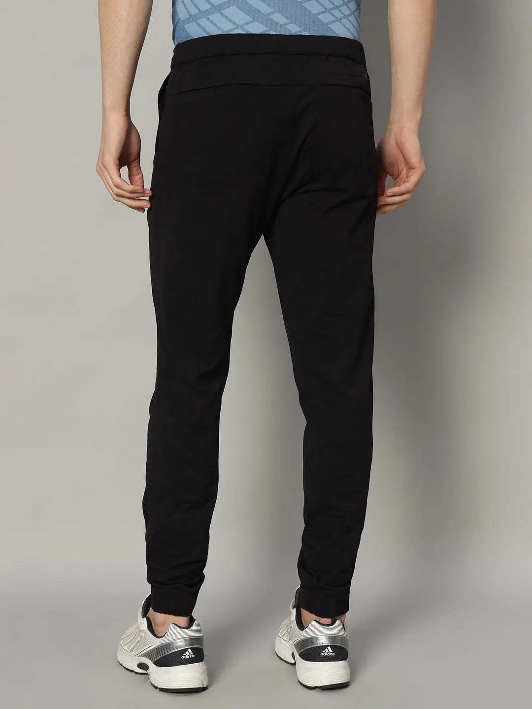 Black Joggers for Men Back Side - Reccy