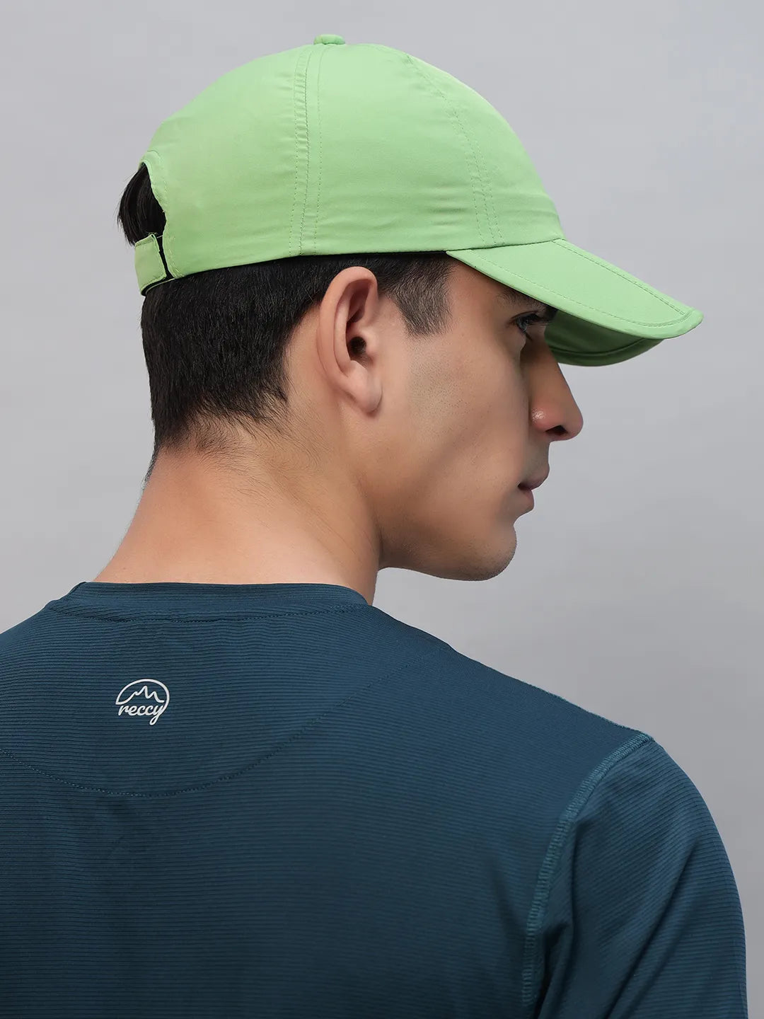 Men Wear Zesty Green Cap for Trip