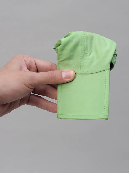 Zesty Green Unisex Cap with Fold Brim