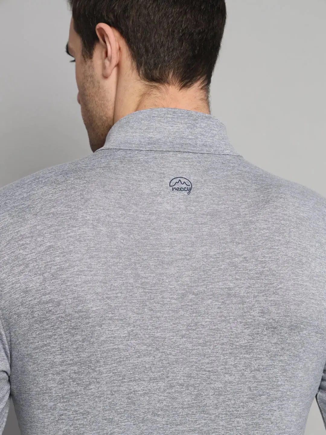 light grey full sleeve t shirt back 