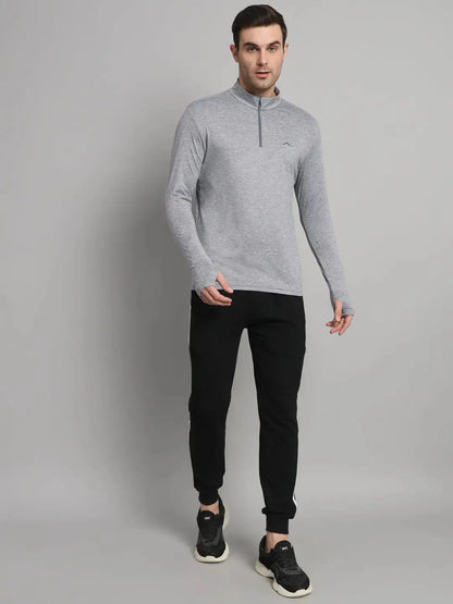 light grey full sleeve t shirt full front