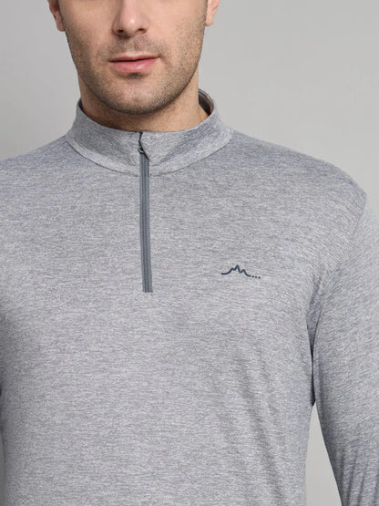 light grey full sleeve t shirt neck