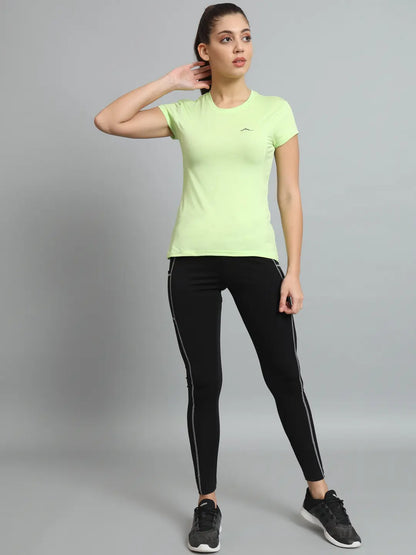 Lime Color Tshirt for Women - Reccy