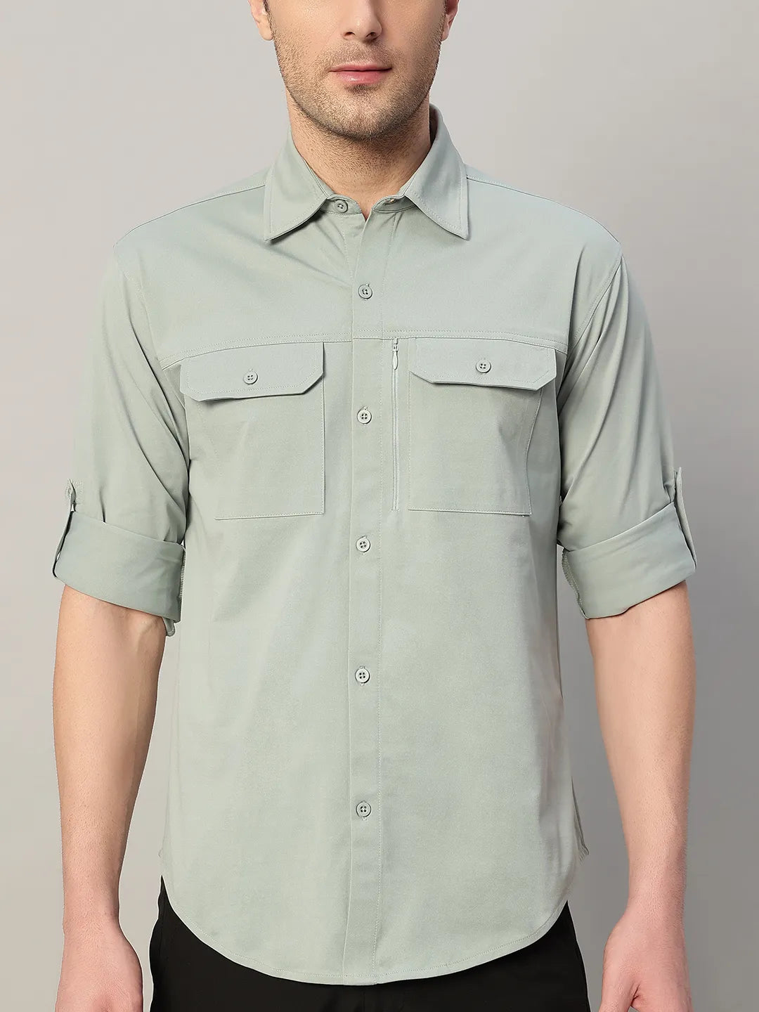 Best Sage Green Cargo Shirt for Men - Reccy