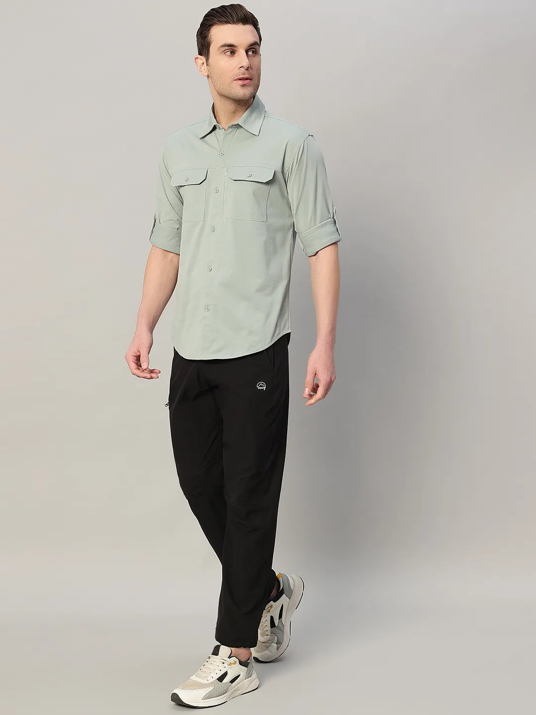 Sage Green Premium Cargo Shirt for Men - Reccy