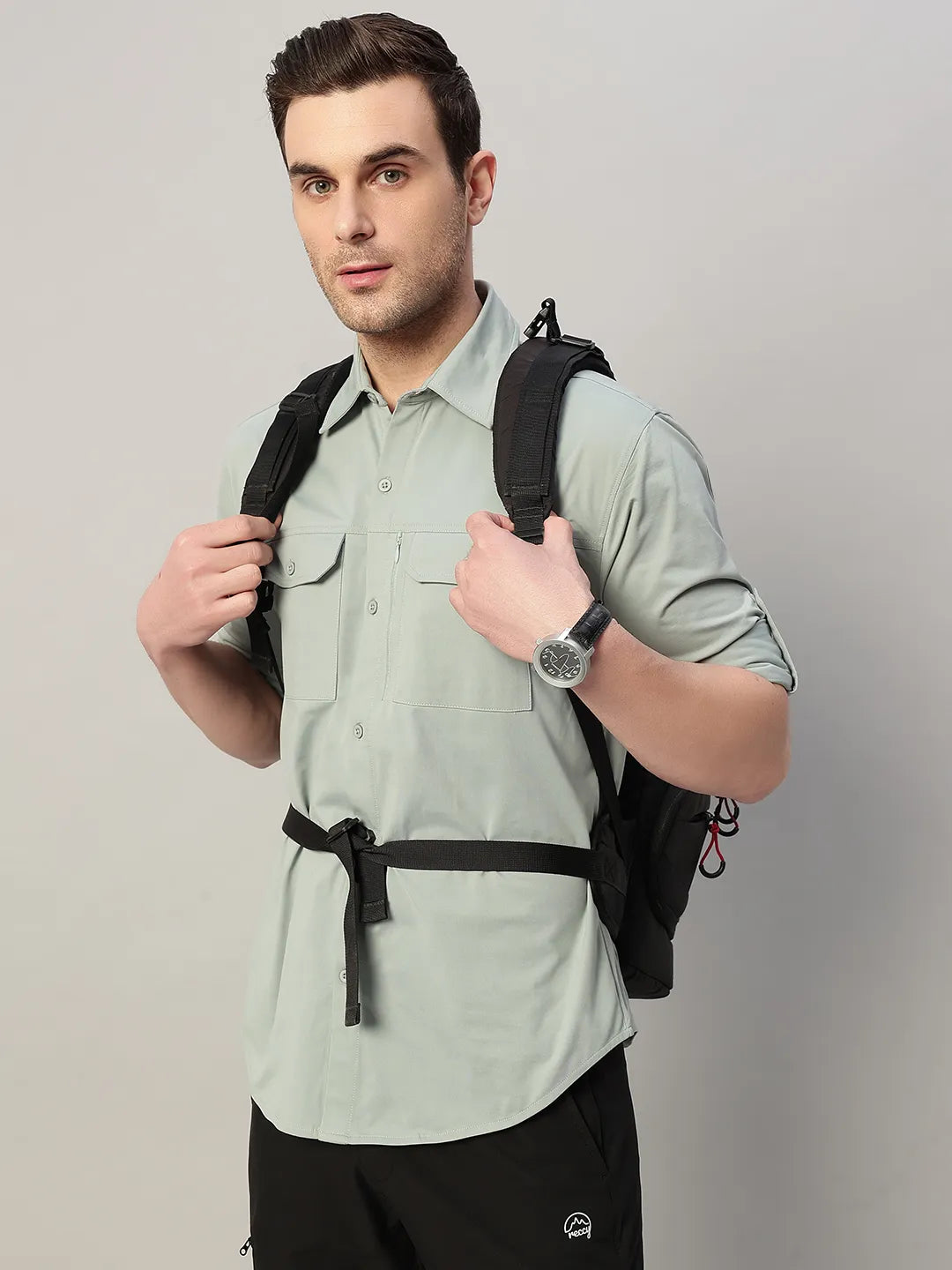 Sage Green Cargo Shirt for Trek - Reccy