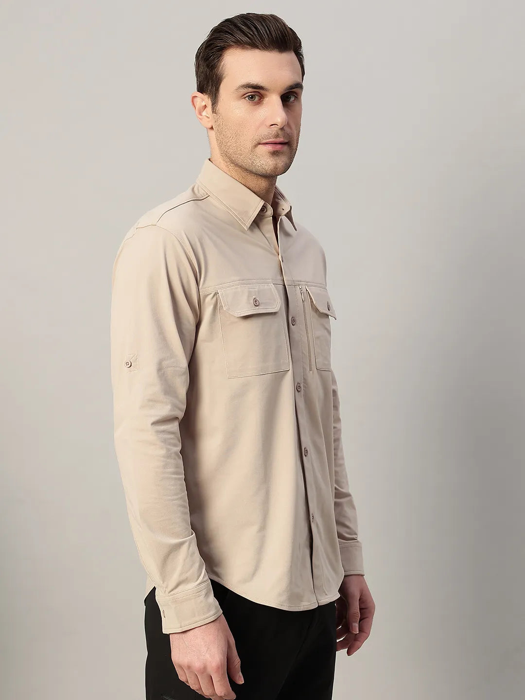 Mens Cargo Shirt for Trekking - Reccy