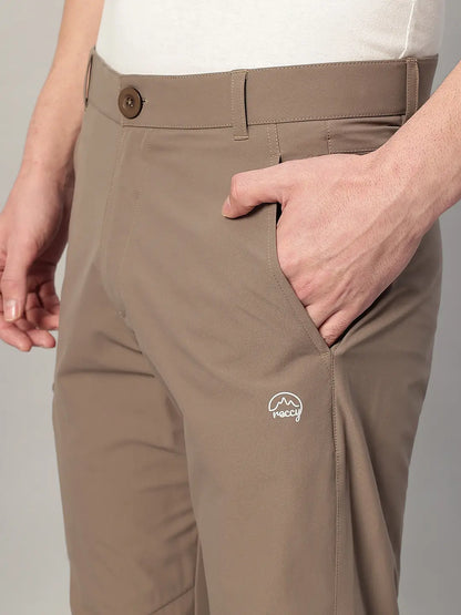 Upper Left Pocket | Biege Quick Dry Pant for Men | Reccy