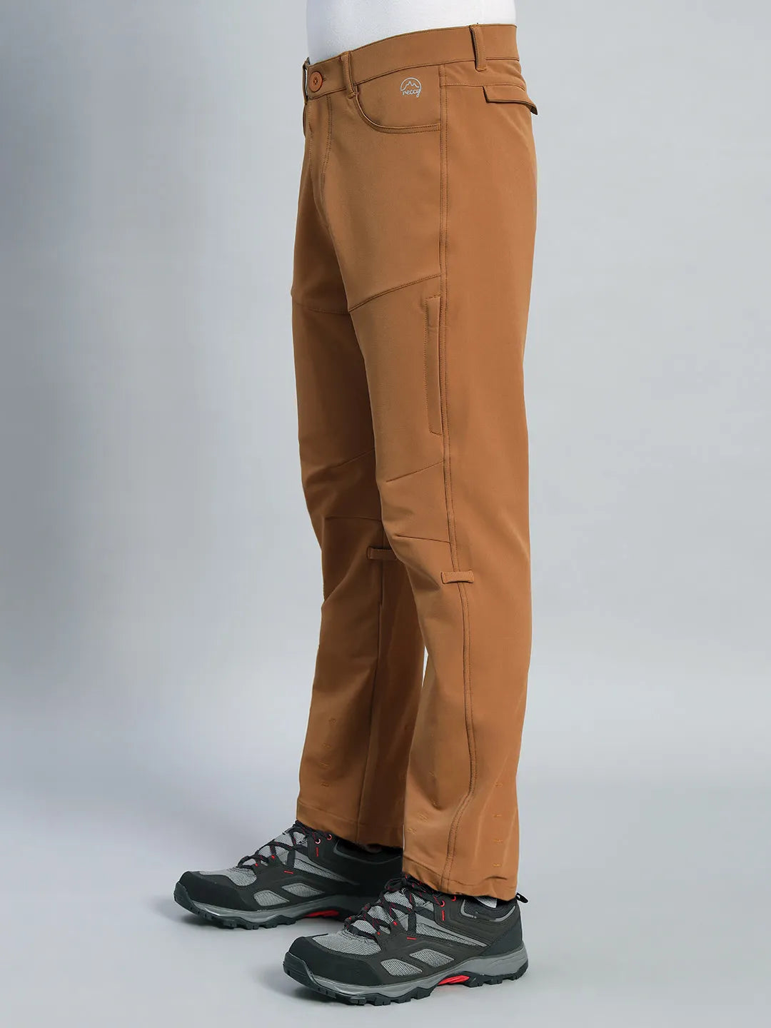 Left Side | Trail Tan Warm Trekking and Hiking Pants | Reccy