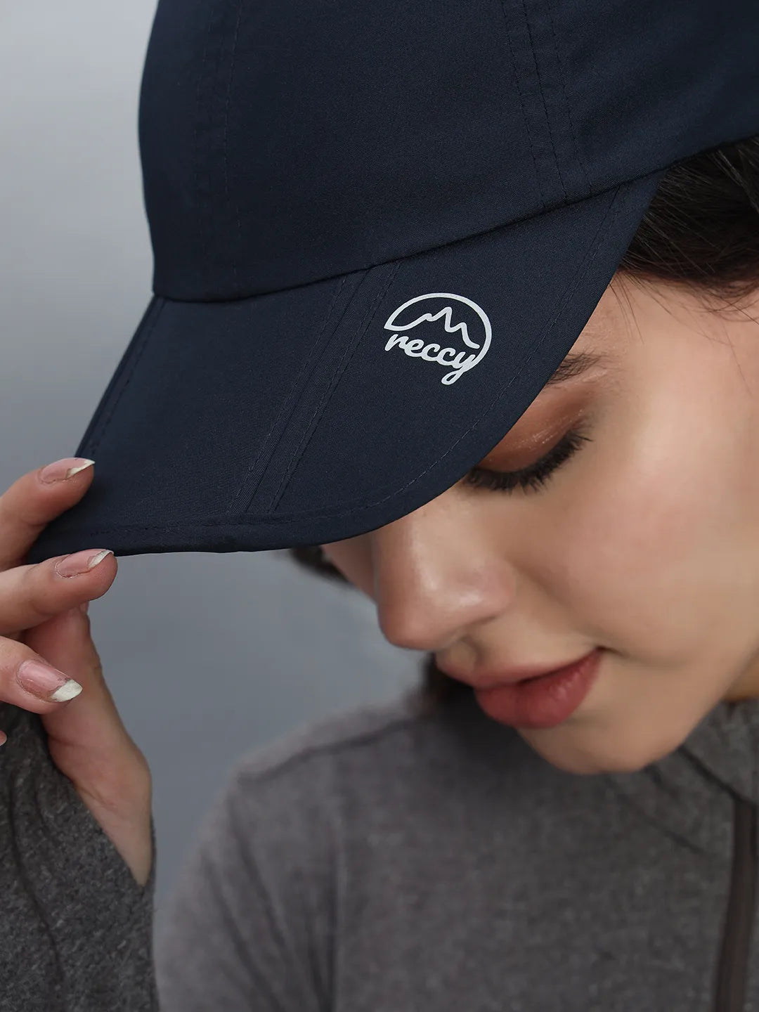 Women Wear Breathable Navy Color Cap