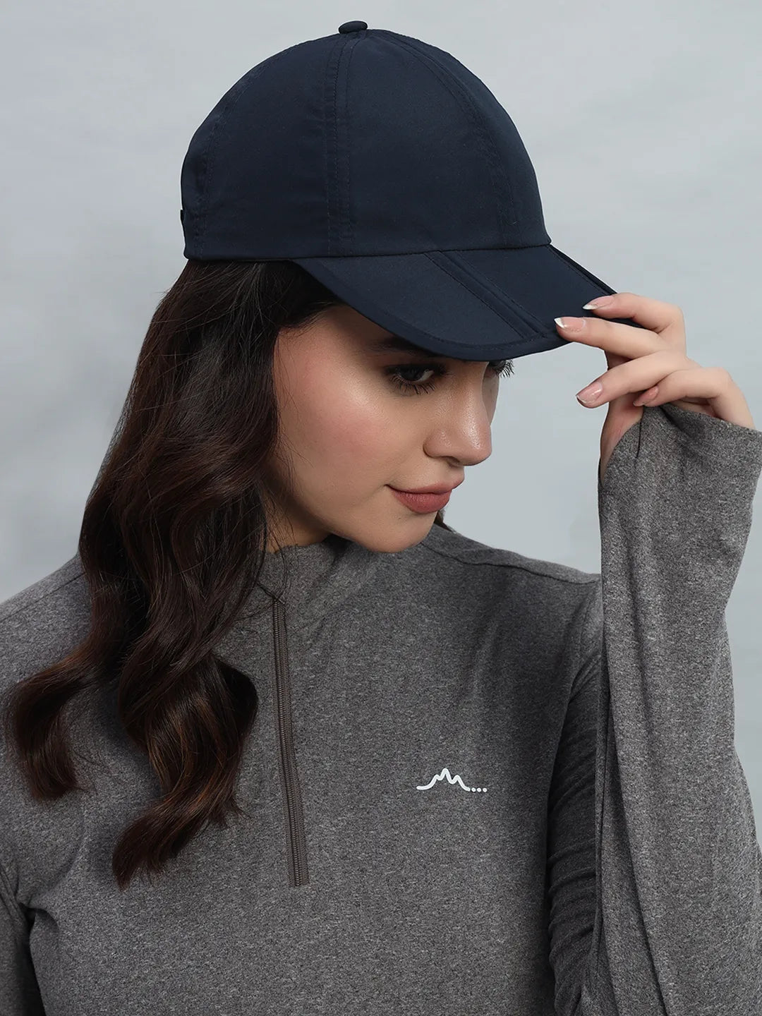 Women Wear Navy Cap