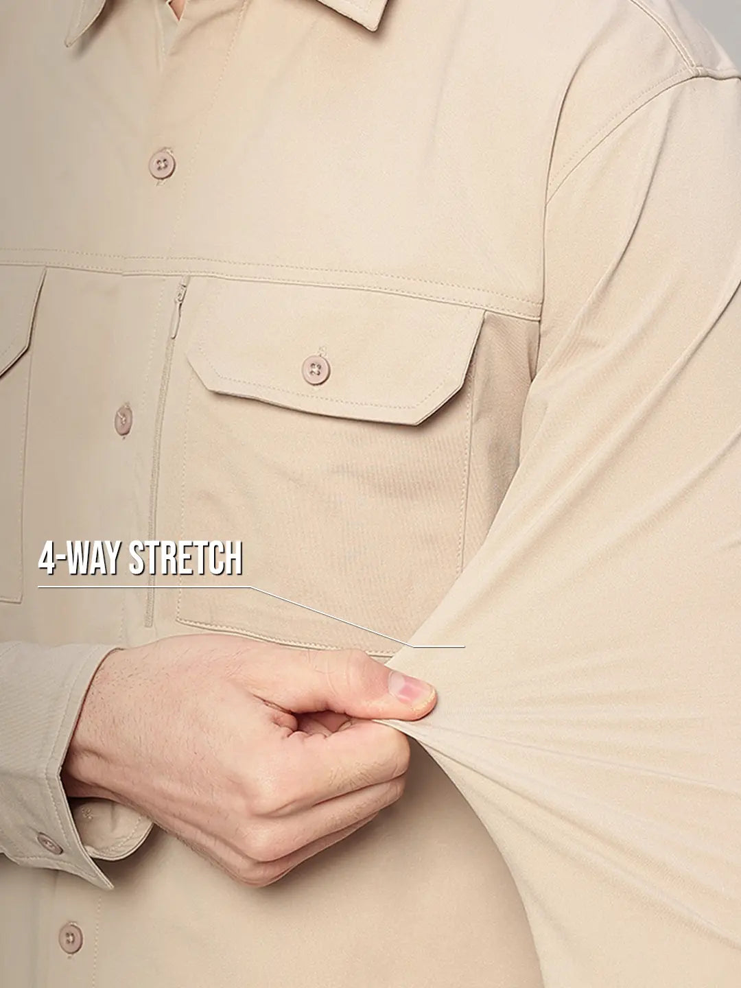 Stretchable Cargo Shirt - Reccy