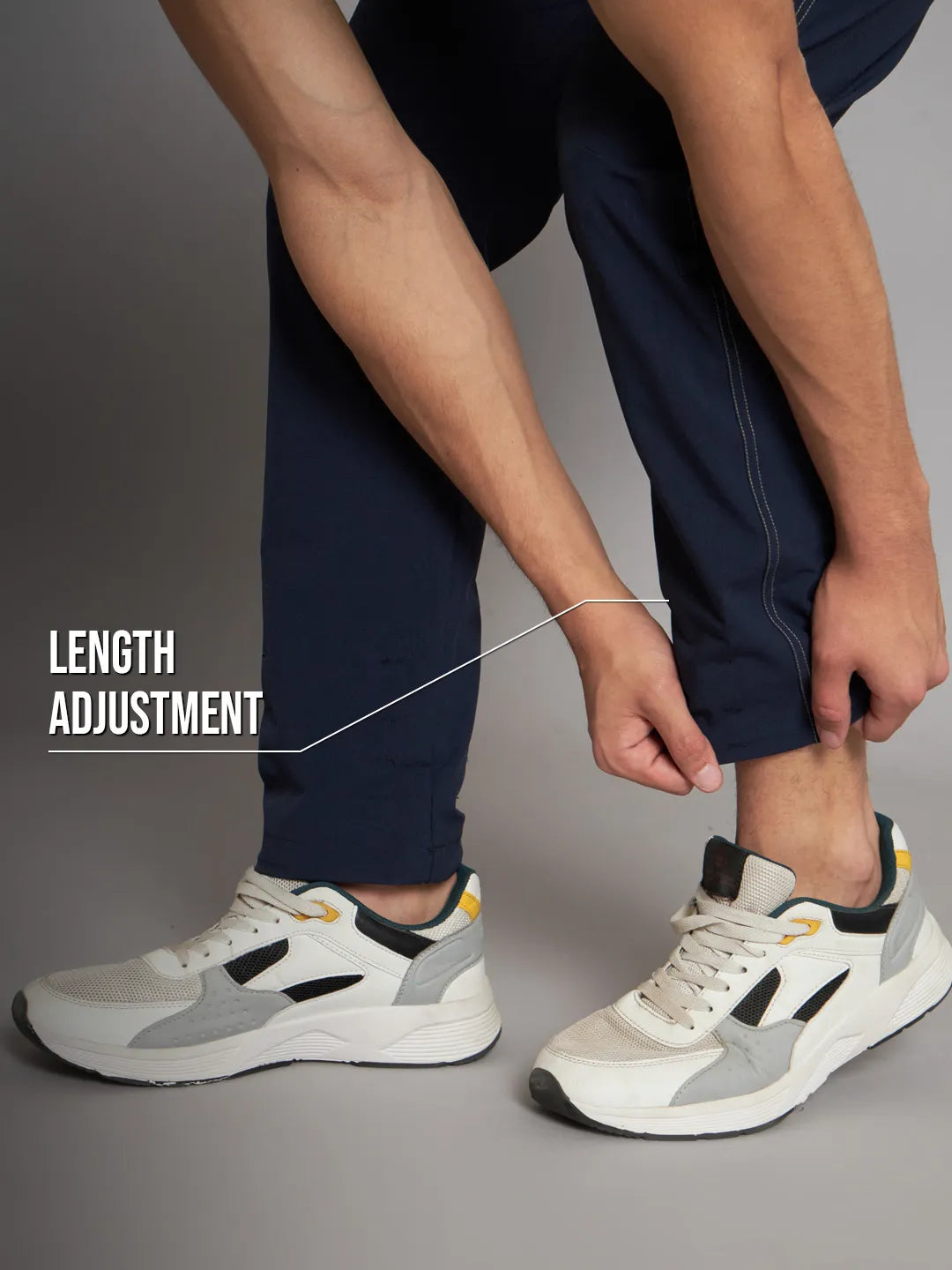 Length Adjustment | Adventure Blue Warm Trekking and Hiking Pants | Reccy