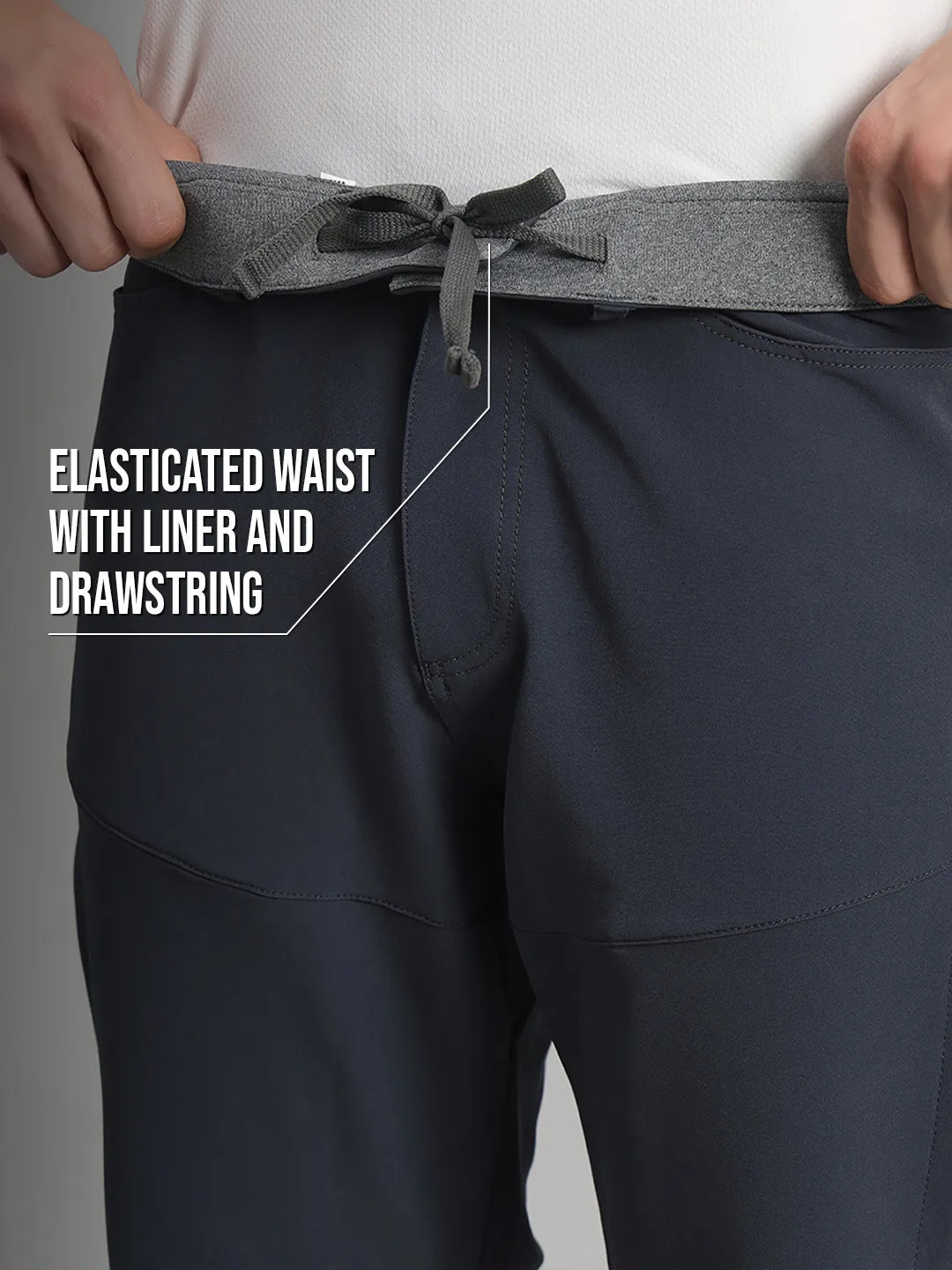 Elastic waist | Midnight Abyss Warm Trekking and Hiking Pants | Reccy