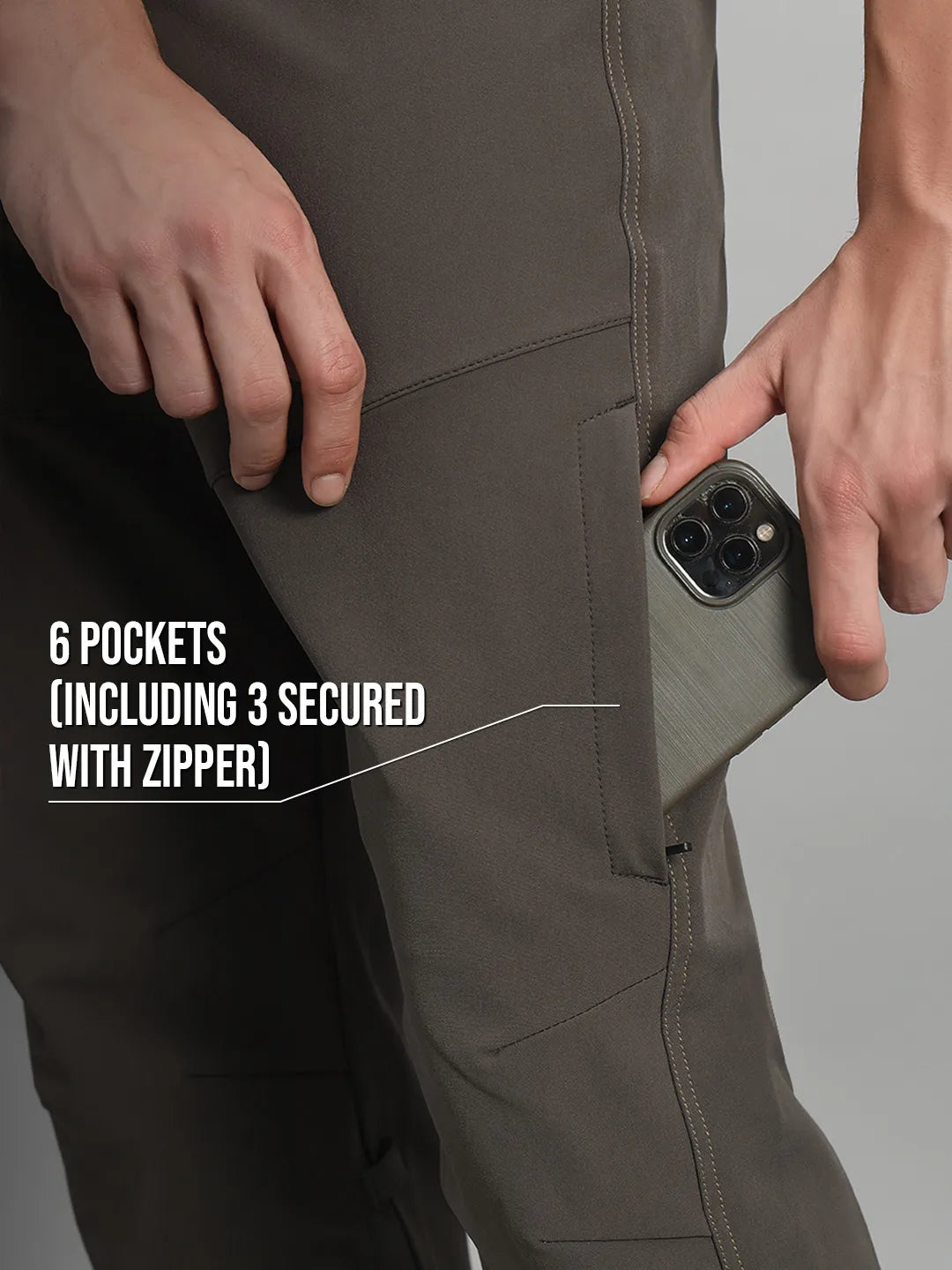 Zipper Pocket | Stone Sage Warm Trekking and Hiking Pants | Reccy