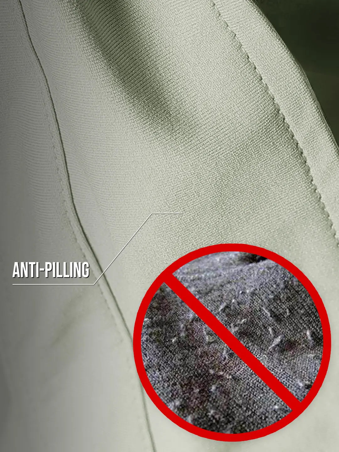 Anti Pilling Sage Green Cargo Shirt for Men - Reccy