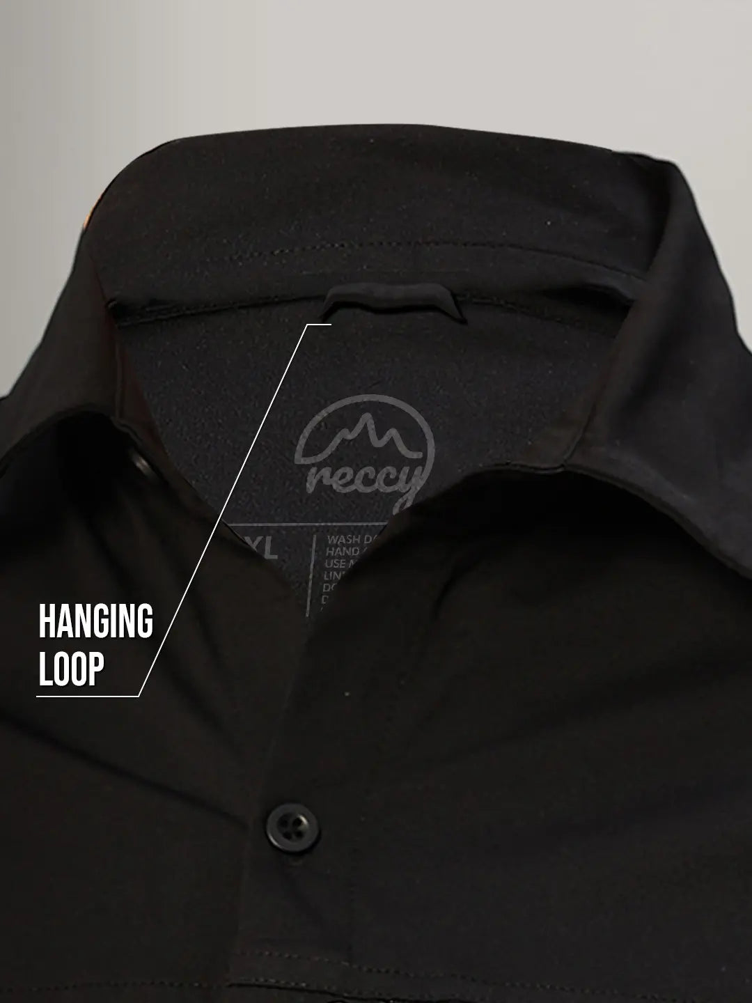 Hanging Loop Black Cargo Shirt - Reccy