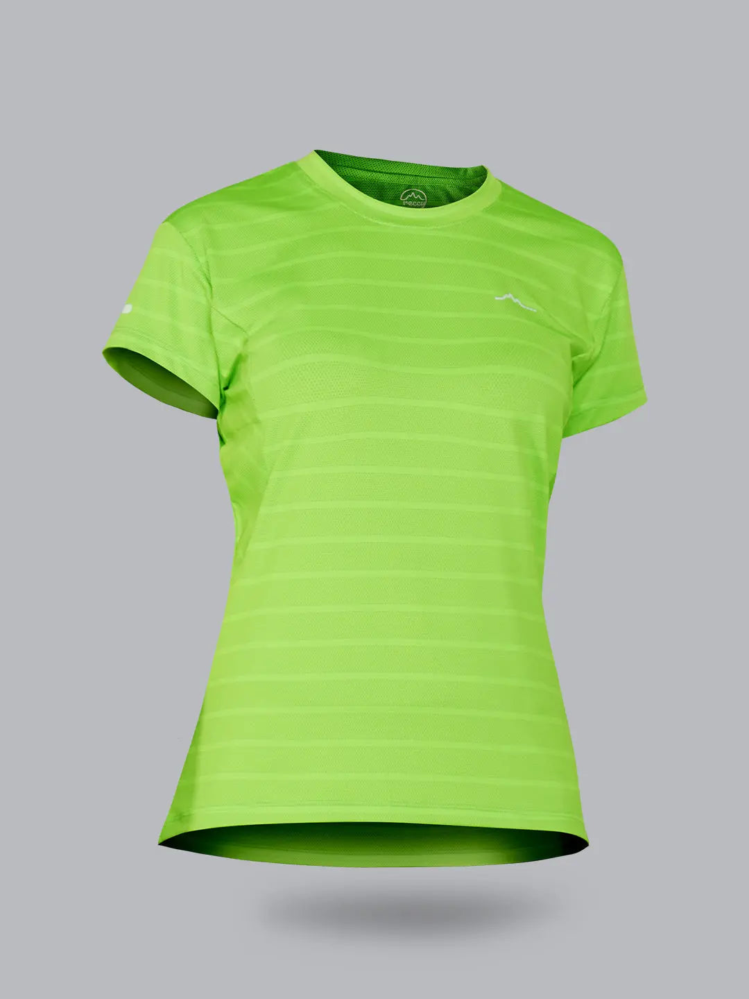 Womens Crew Neck Training Tshirt - Lime Reccy