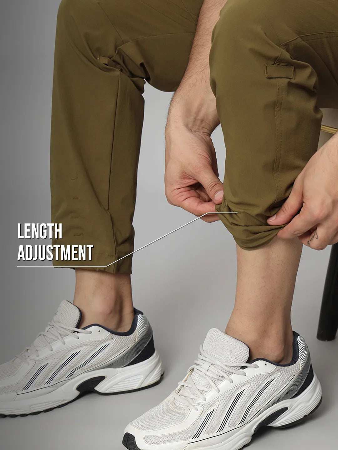 Length Adjustment  Olive Mountain Trekking and Hiking Pant | Reccy