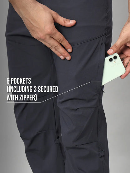 Zipper Pocket | Blue Mountain Trekking and Hiking Pant | Reccy