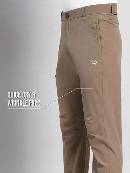 Wrinkle Free | Biege Quick Dry Pant for Men | Reccy