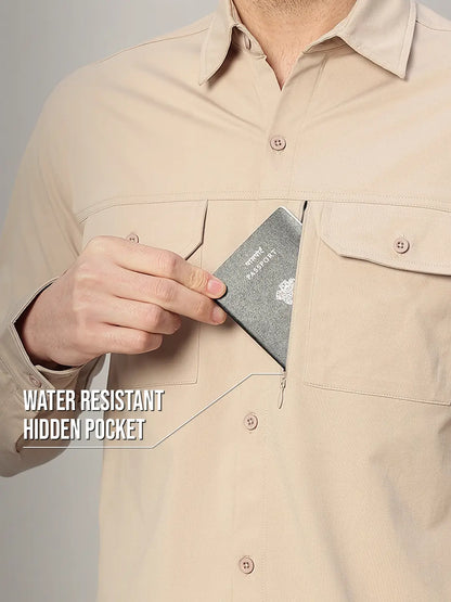 Hidden Pocket of Cargo Shirt - Reccy