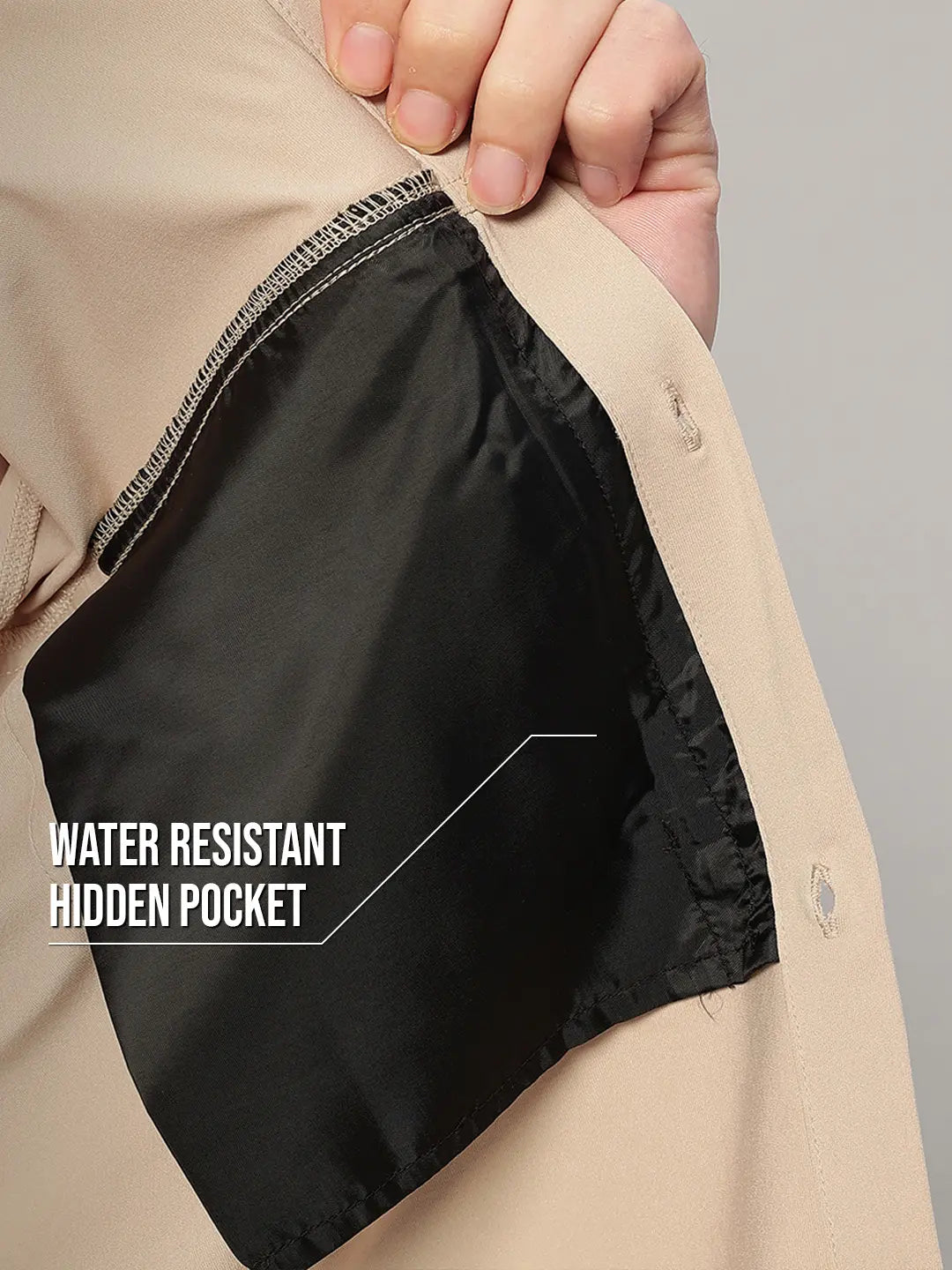 Water Resistant Pocket of Cargo Shirt - Reccy