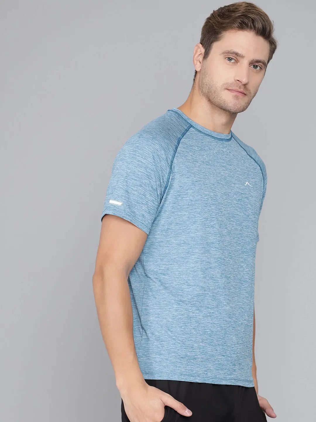 Mens Lake Blue Raglan 2