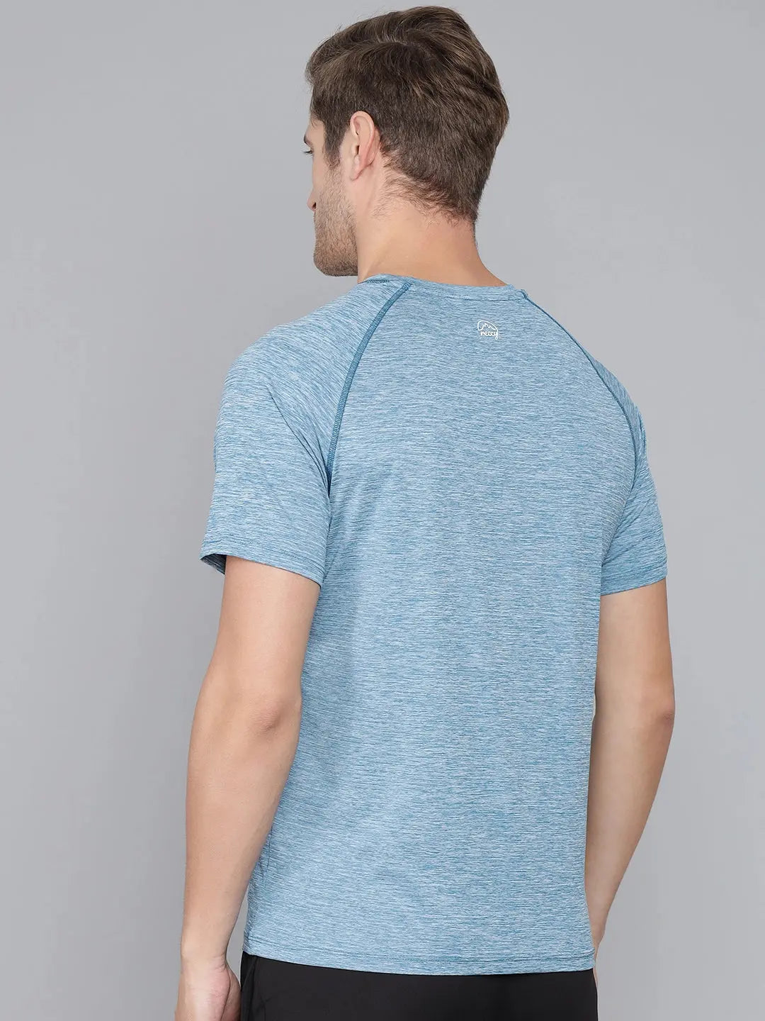 Mens Lake Blue Raglan 6